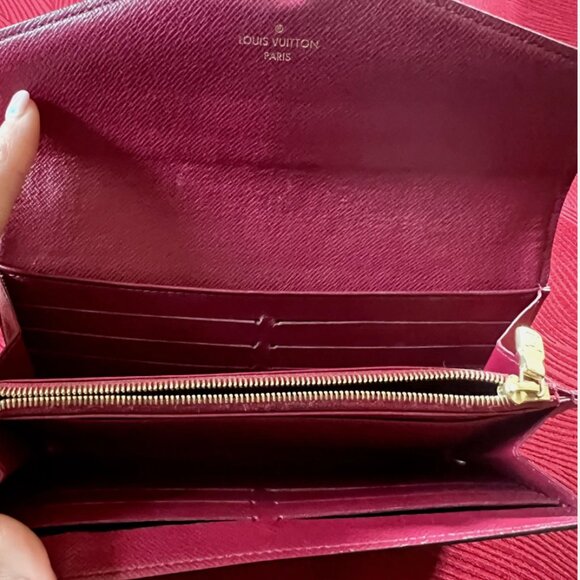 LOUIS VUITTON Monogram Portefeuille Sarah M62234 Wallet - Brown - Picture 7 of 8